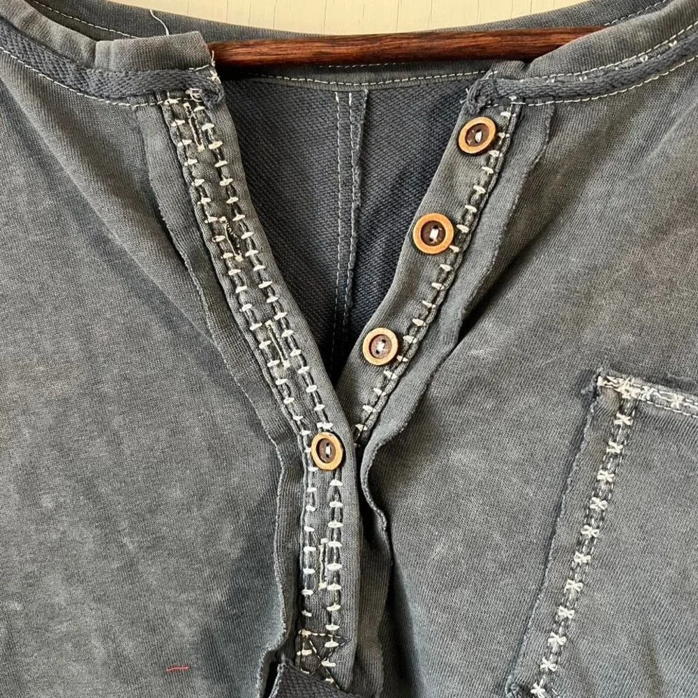 Shein BohoFeels Henley Top‎ - Picture 2 of 6